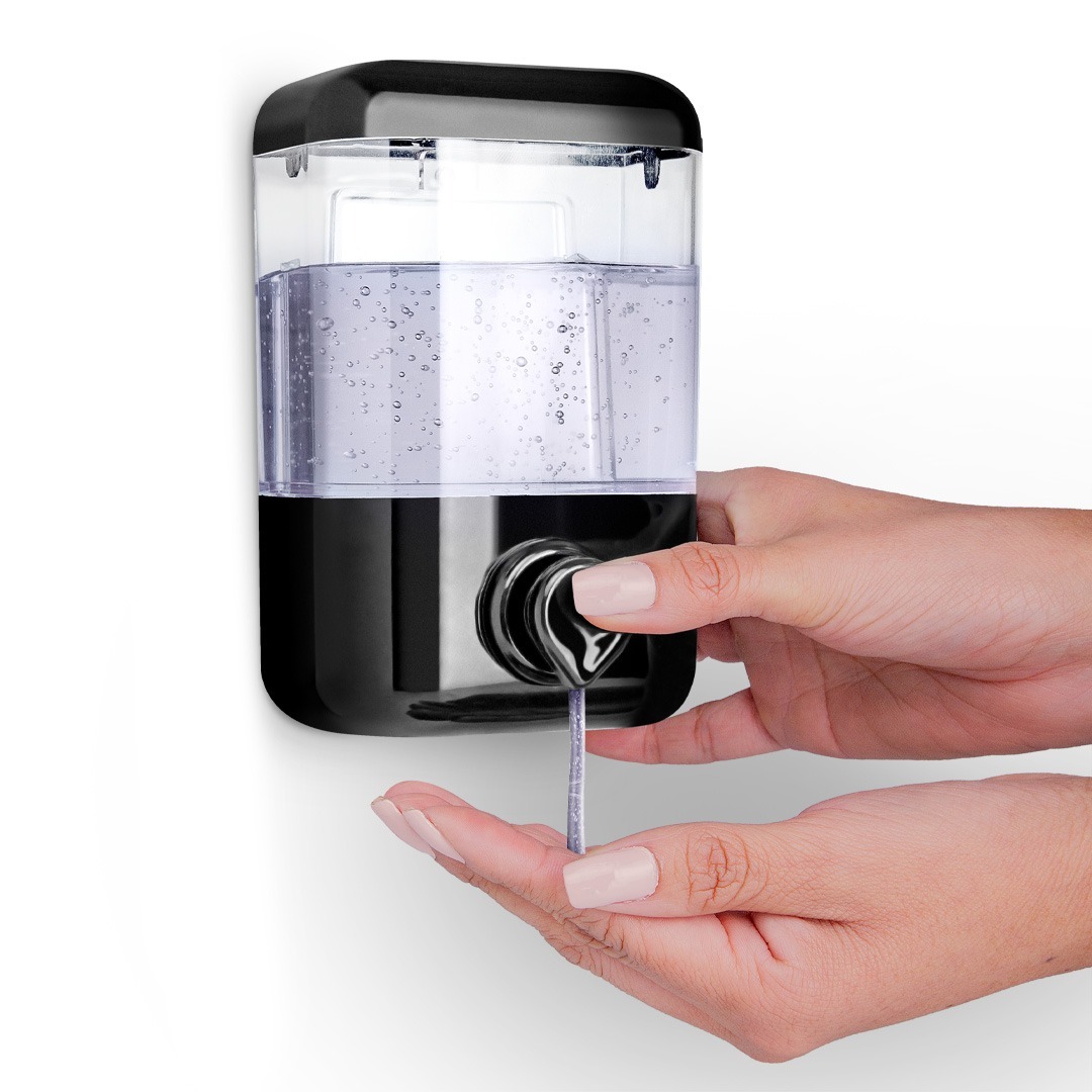 Dispensador BLACK de Jabón de 500 ml